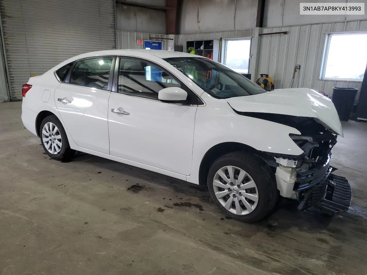 2019 Nissan Sentra S VIN: 3N1AB7AP8KY413993 Lot: 60543274