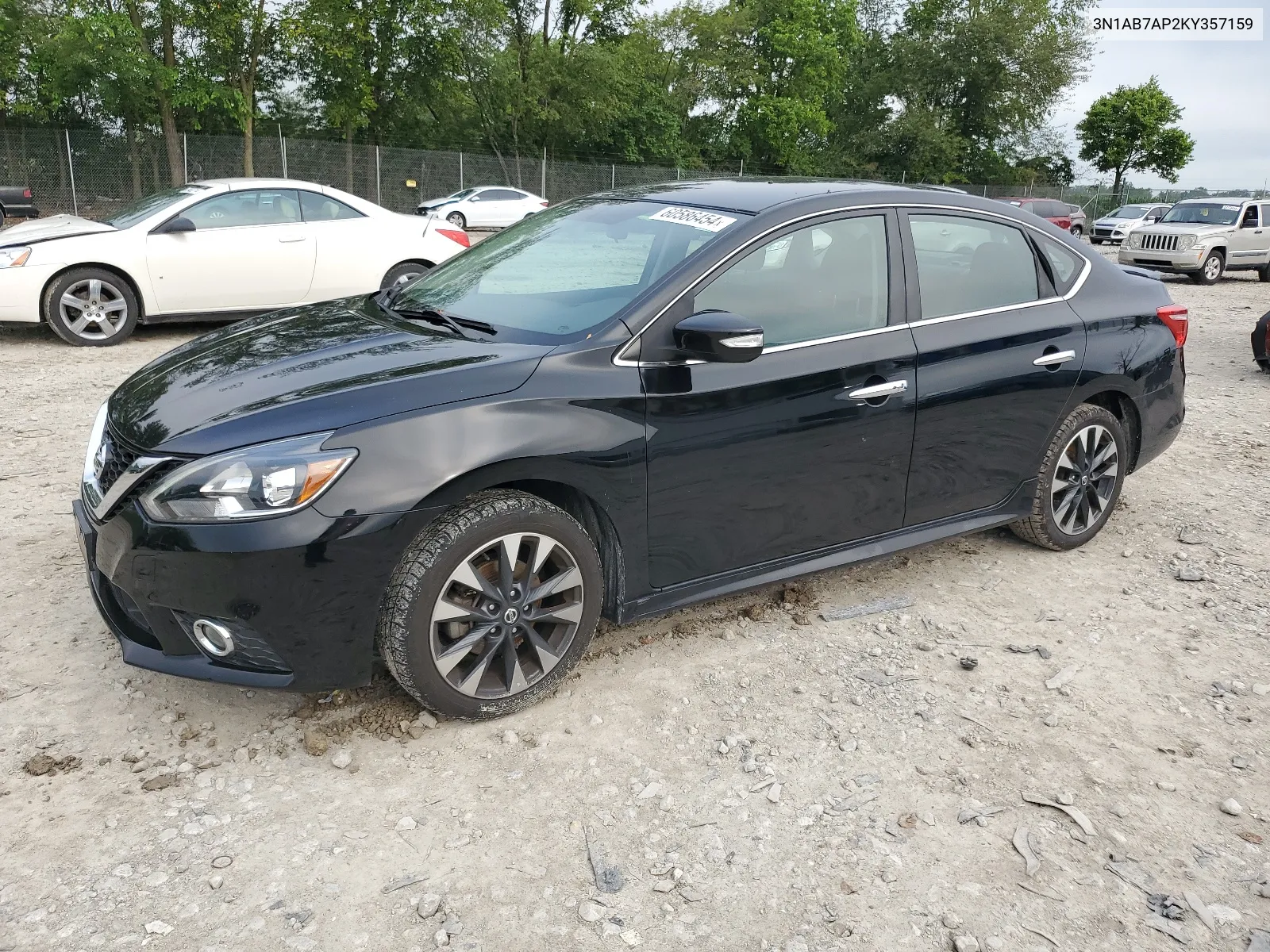 2019 Nissan Sentra S VIN: 3N1AB7AP2KY357159 Lot: 60586454