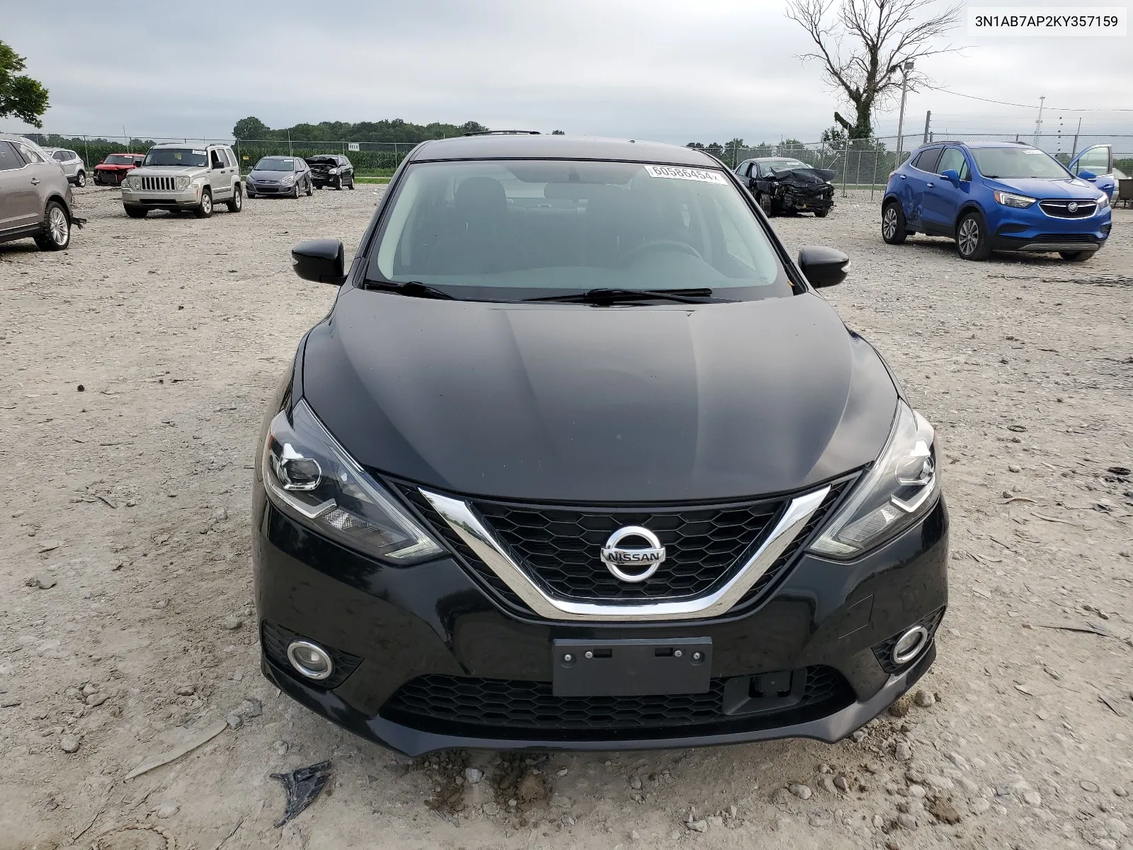 2019 Nissan Sentra S VIN: 3N1AB7AP2KY357159 Lot: 60586454