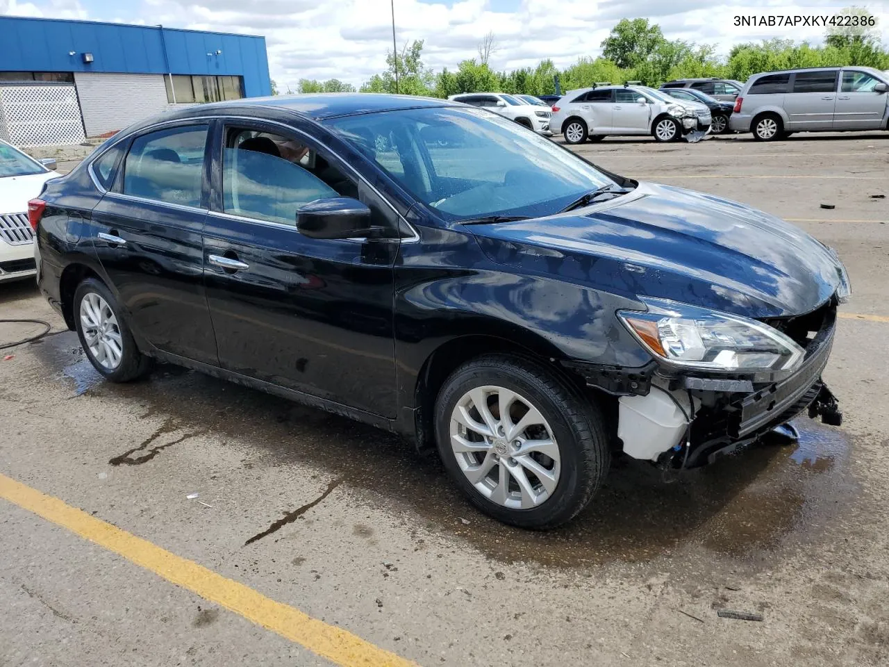 2019 Nissan Sentra S VIN: 3N1AB7APXKY422386 Lot: 60642714