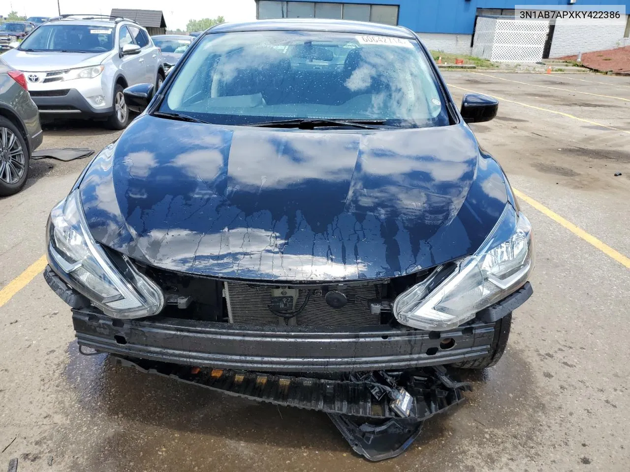 2019 Nissan Sentra S VIN: 3N1AB7APXKY422386 Lot: 60642714