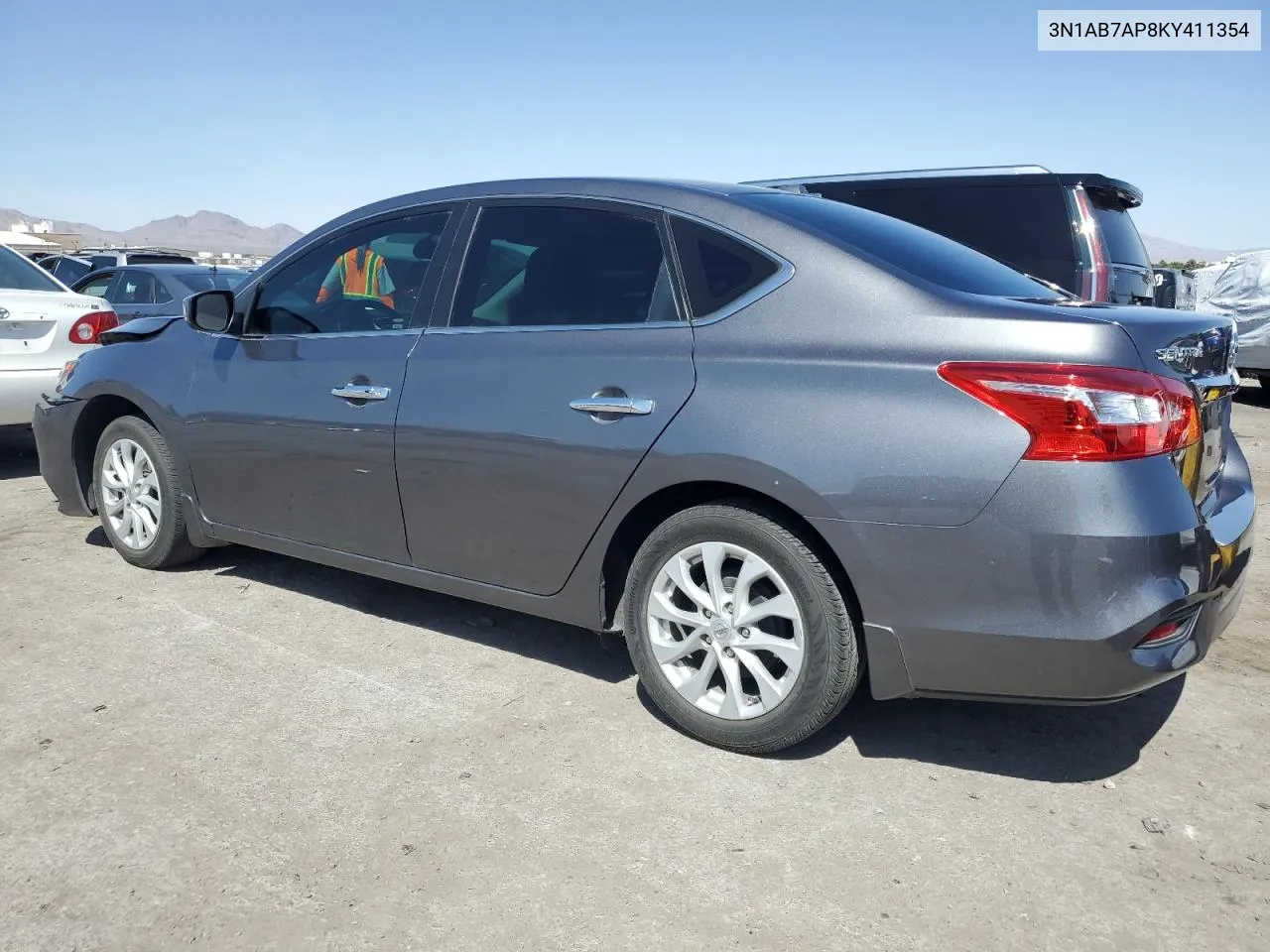 3N1AB7AP8KY411354 2019 Nissan Sentra S