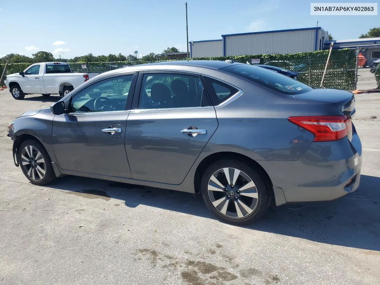 2019 Nissan Sentra S VIN: 3N1AB7AP6KY402863 Lot: 61121594