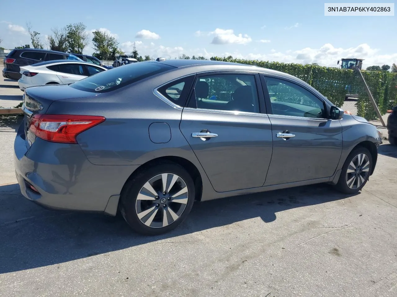 2019 Nissan Sentra S VIN: 3N1AB7AP6KY402863 Lot: 61121594