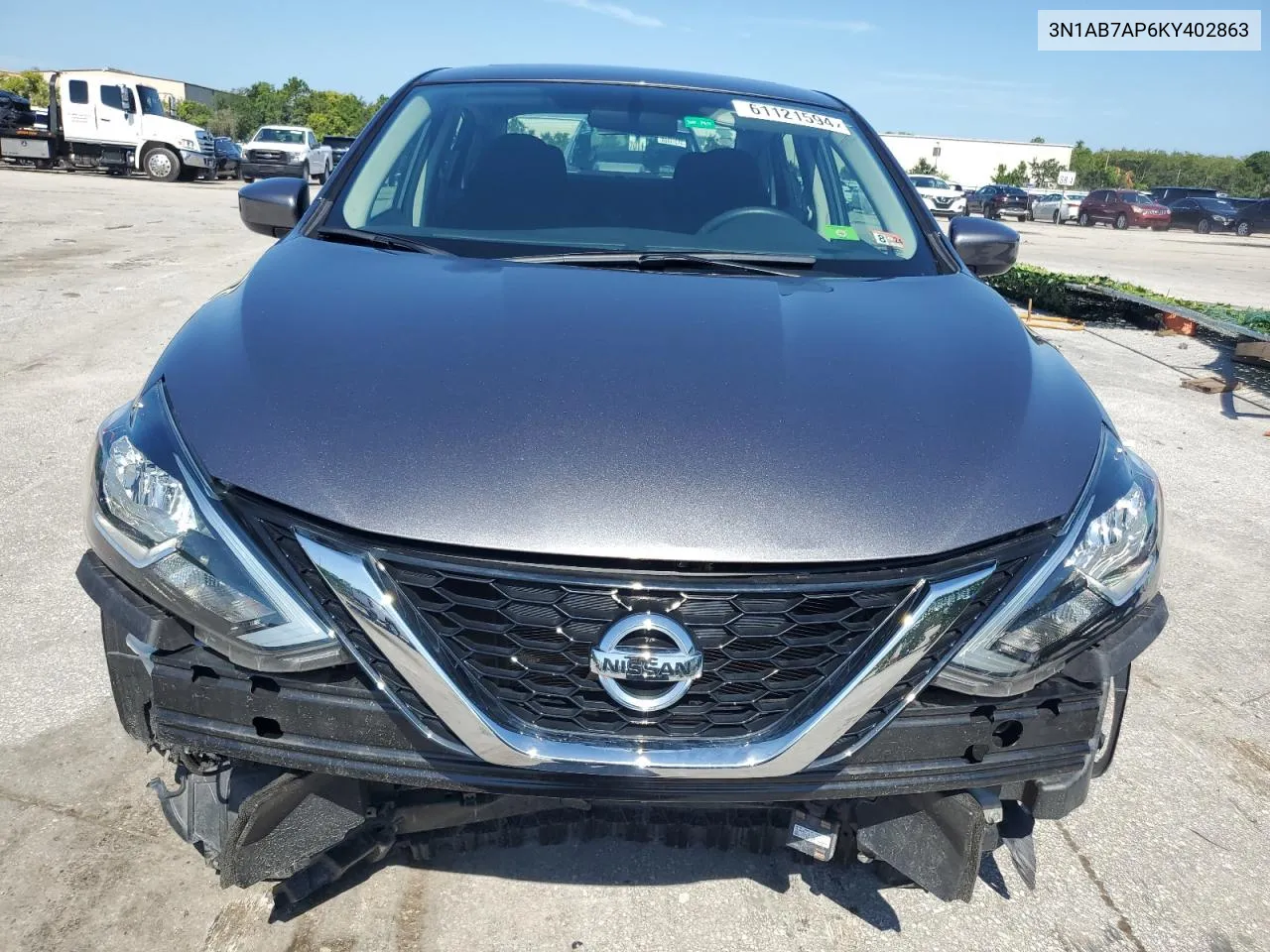 3N1AB7AP6KY402863 2019 Nissan Sentra S