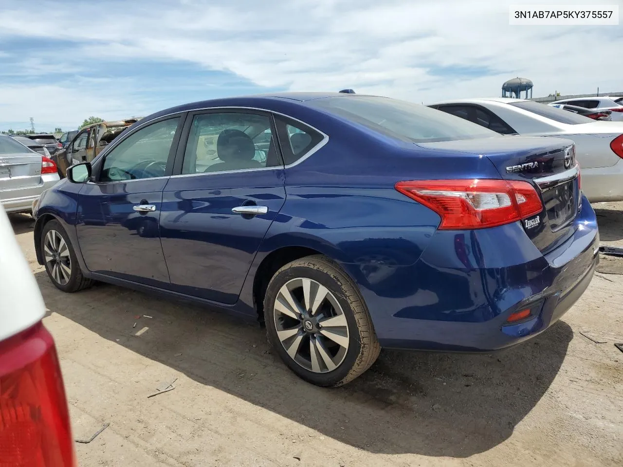 2019 Nissan Sentra S VIN: 3N1AB7AP5KY375557 Lot: 61386974