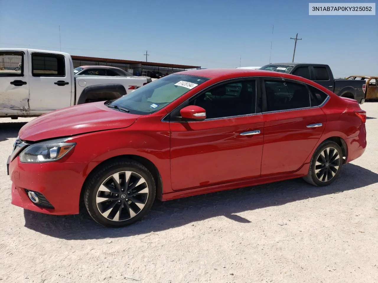 3N1AB7AP0KY325052 2019 Nissan Sentra S