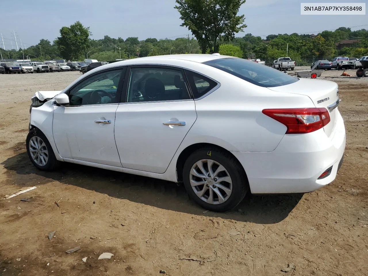 2019 Nissan Sentra S VIN: 3N1AB7AP7KY358498 Lot: 61810484