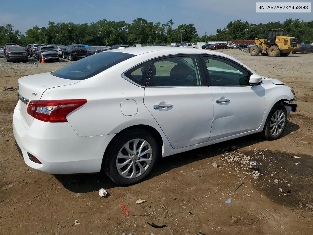 2019 Nissan Sentra S VIN: 3N1AB7AP7KY358498 Lot: 61810484