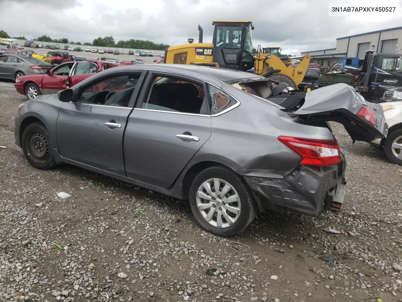 3N1AB7APXKY450527 2019 Nissan Sentra S