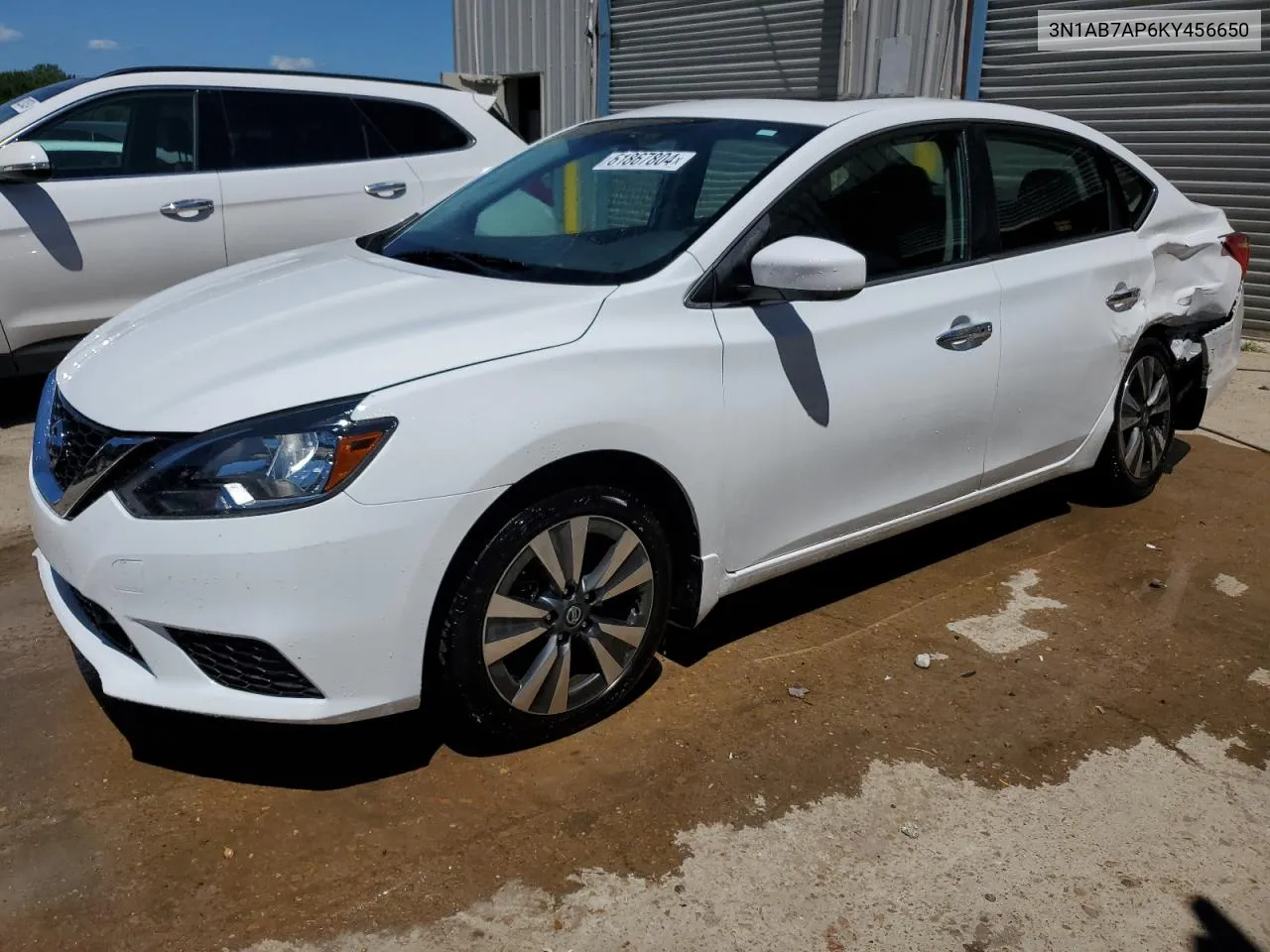 2019 Nissan Sentra S VIN: 3N1AB7AP6KY456650 Lot: 61867804