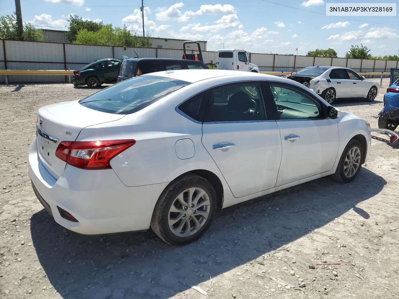 2019 Nissan Sentra S VIN: 3N1AB7AP3KY328169 Lot: 61987844