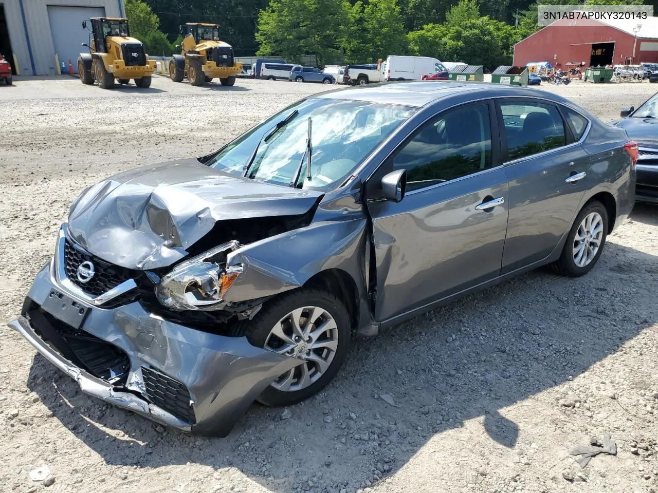 2019 Nissan Sentra S VIN: 3N1AB7AP0KY320143 Lot: 61996614