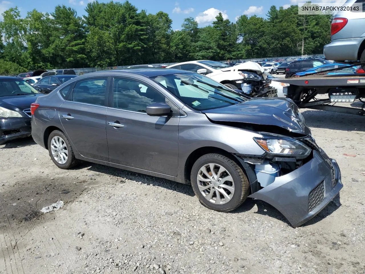 3N1AB7AP0KY320143 2019 Nissan Sentra S