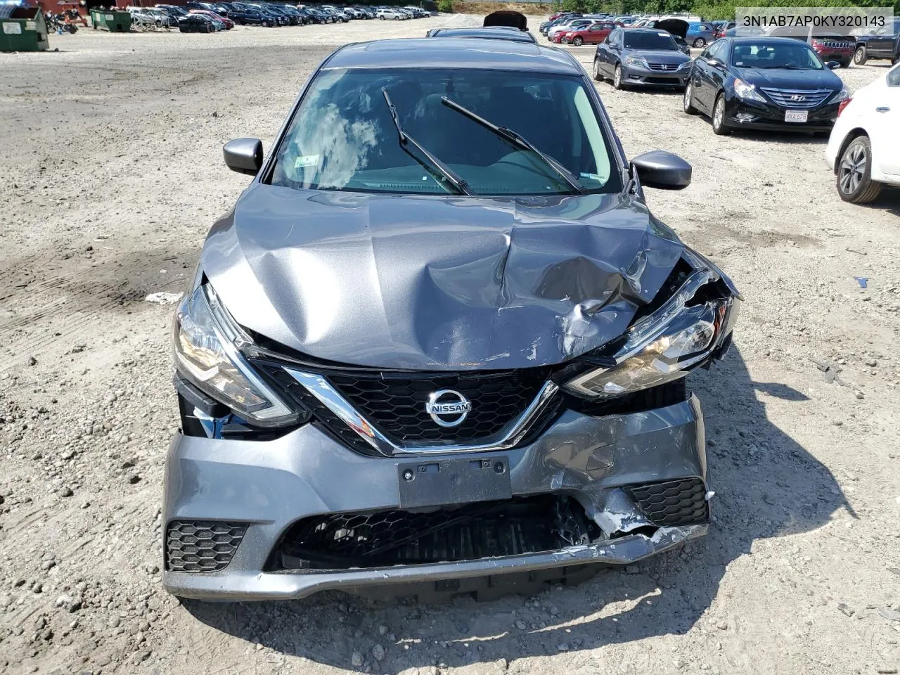 2019 Nissan Sentra S VIN: 3N1AB7AP0KY320143 Lot: 61996614