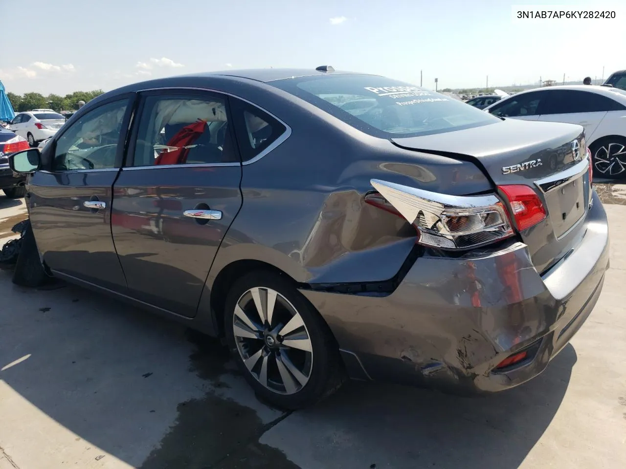 2019 Nissan Sentra S VIN: 3N1AB7AP6KY282420 Lot: 62137184