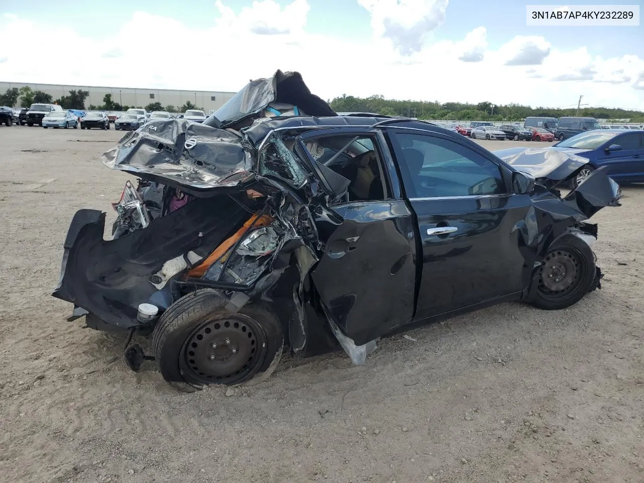 2019 Nissan Sentra S VIN: 3N1AB7AP4KY232289 Lot: 63018814