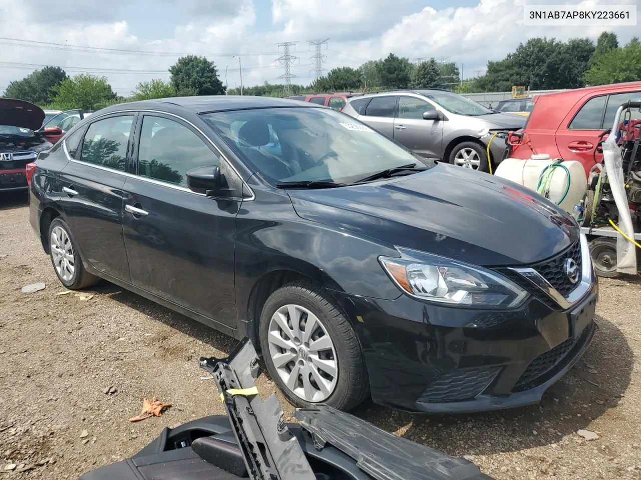 2019 Nissan Sentra S VIN: 3N1AB7AP8KY223661 Lot: 63256224