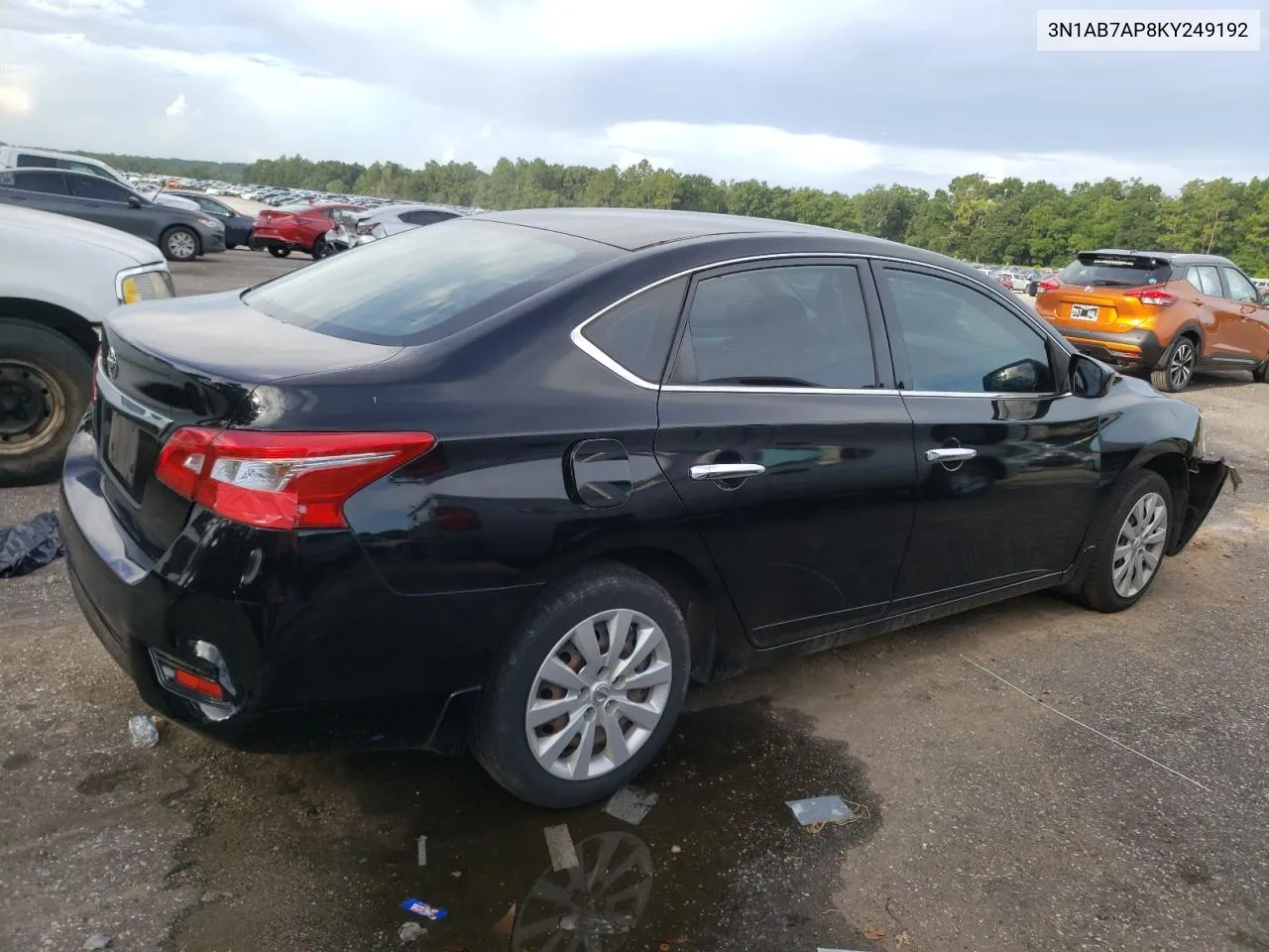 2019 Nissan Sentra S VIN: 3N1AB7AP8KY249192 Lot: 63311844