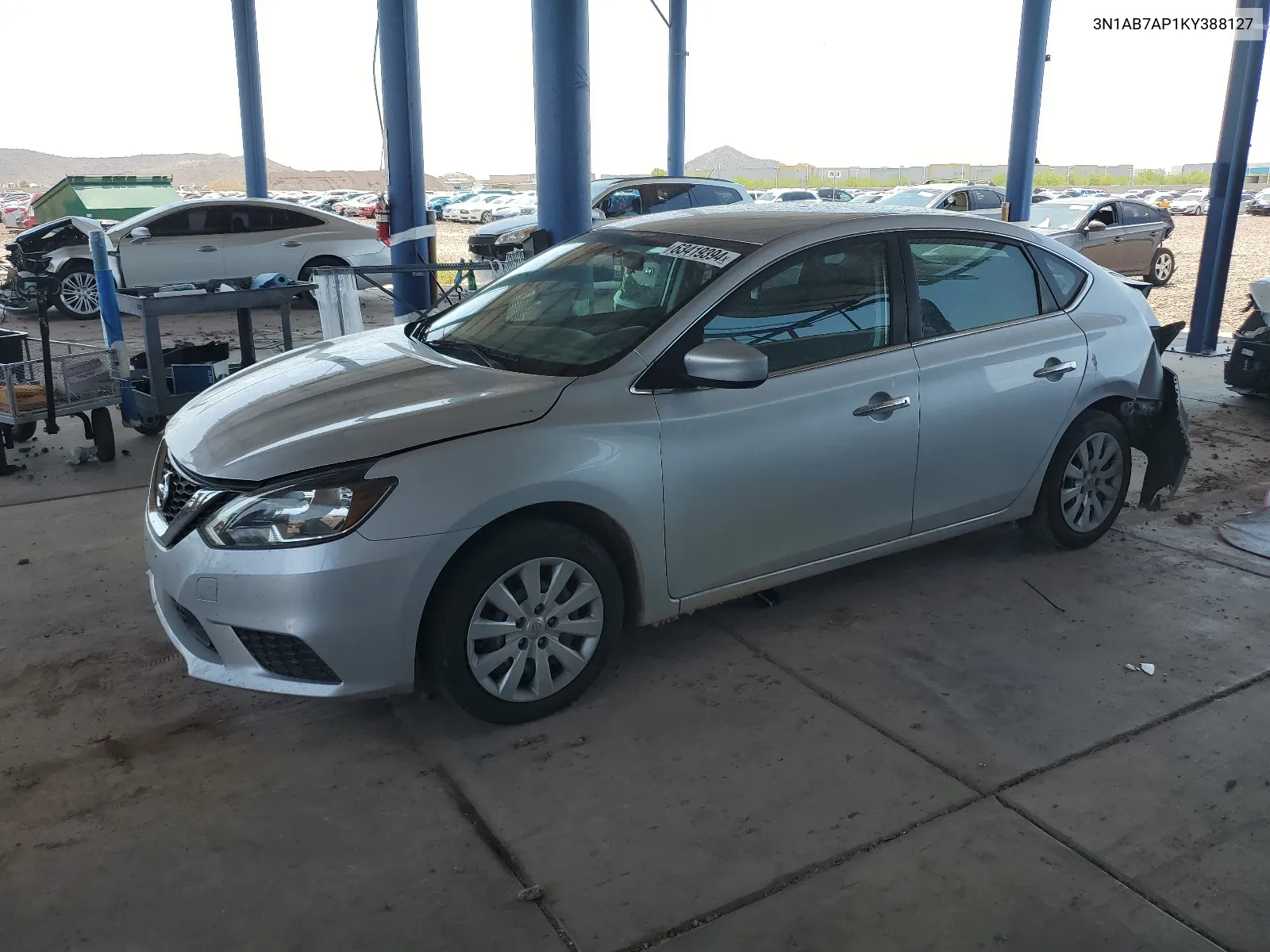 3N1AB7AP1KY388127 2019 Nissan Sentra S