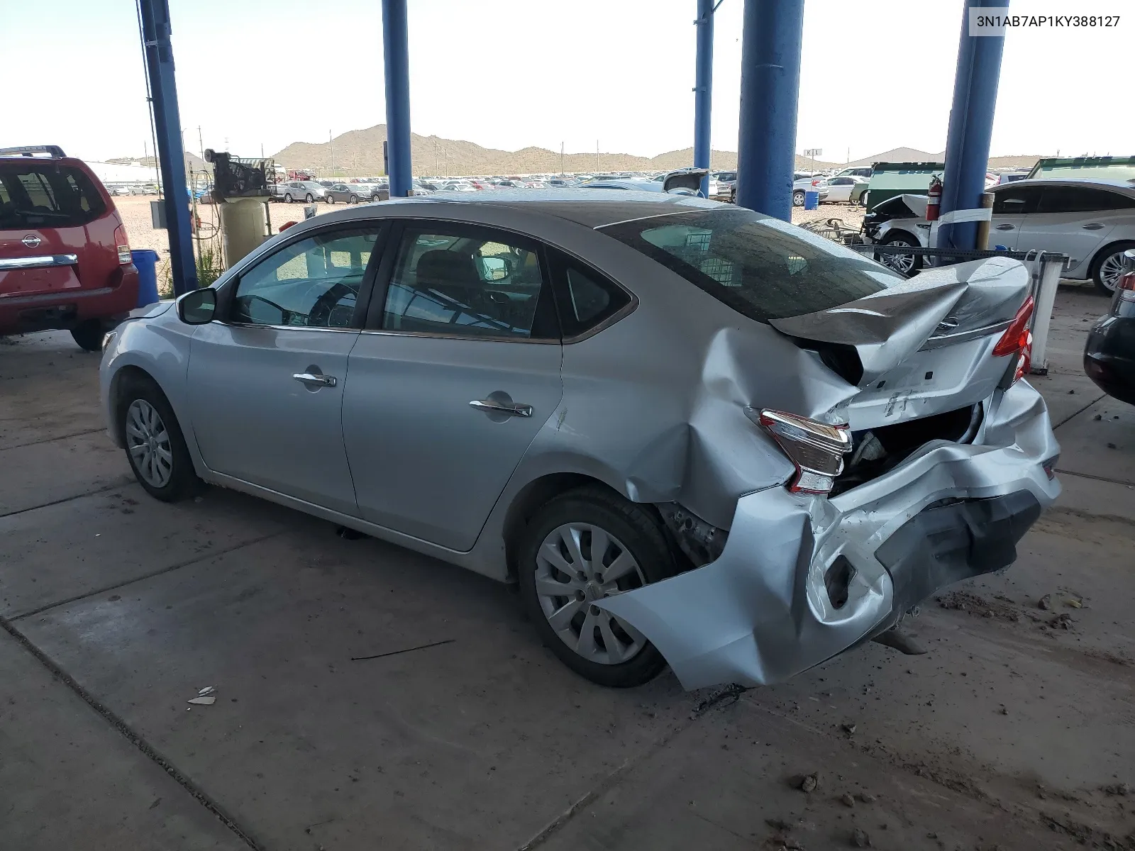 2019 Nissan Sentra S VIN: 3N1AB7AP1KY388127 Lot: 63419394