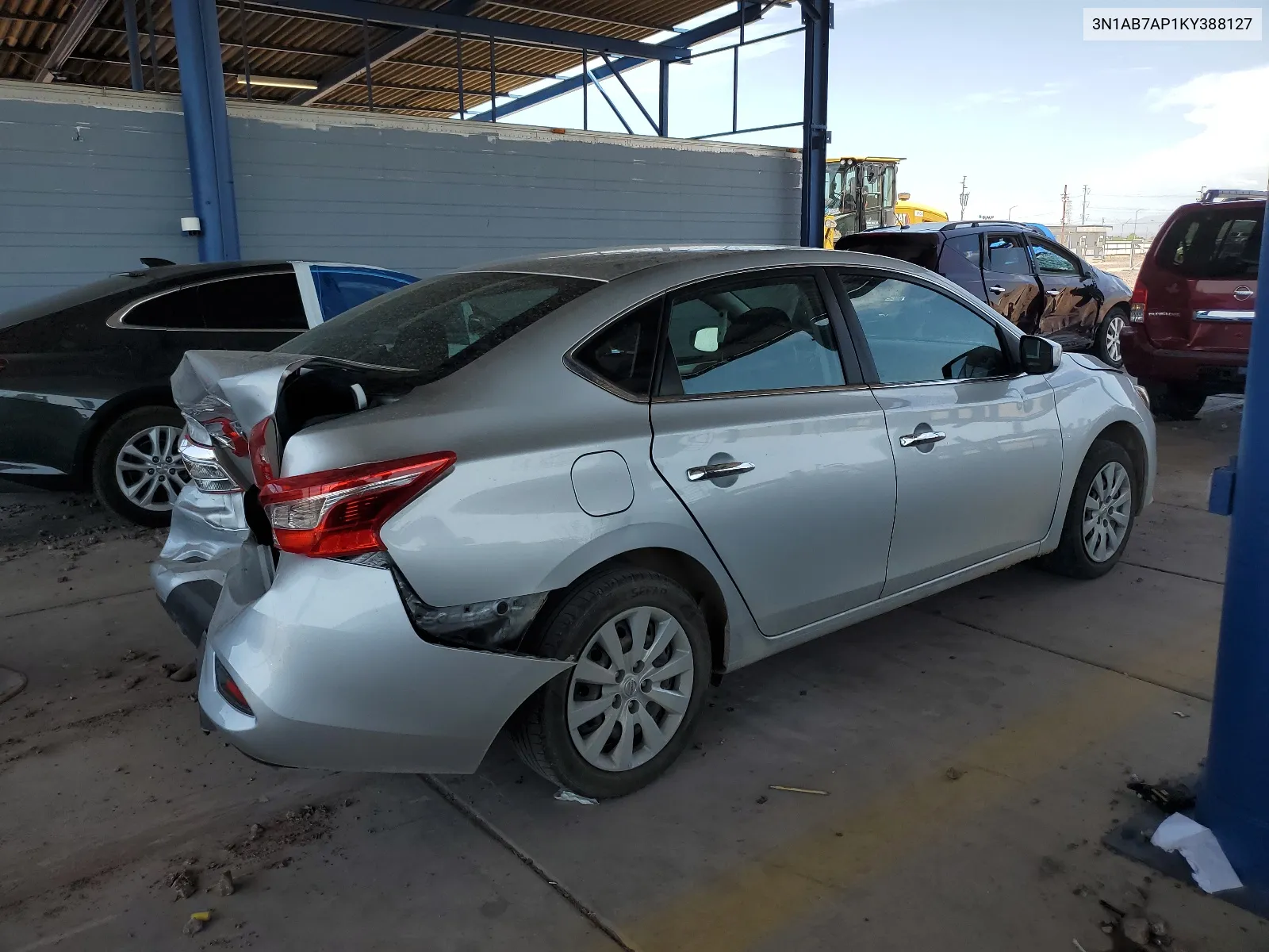 2019 Nissan Sentra S VIN: 3N1AB7AP1KY388127 Lot: 63419394