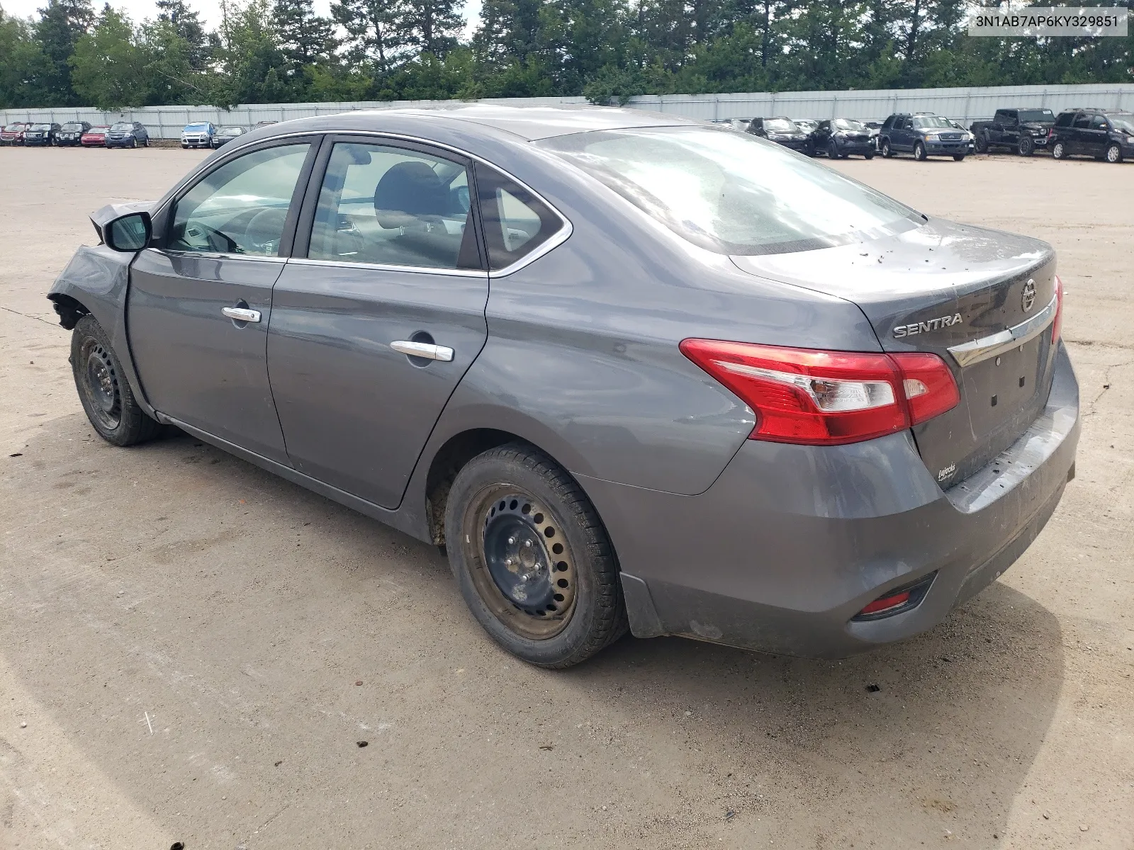 2019 Nissan Sentra S VIN: 3N1AB7AP6KY329851 Lot: 63626264