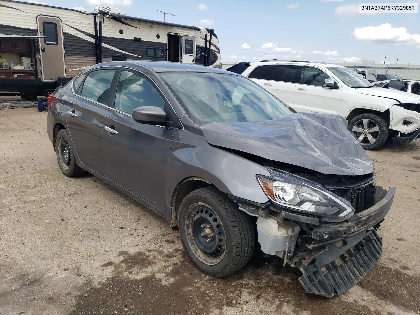 3N1AB7AP6KY329851 2019 Nissan Sentra S