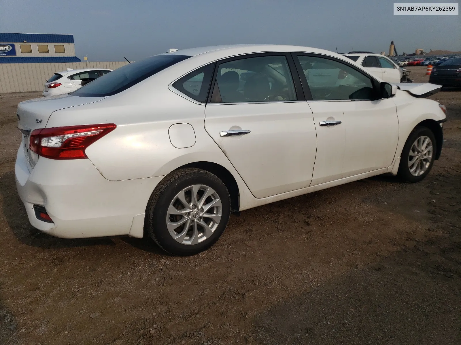 2019 Nissan Sentra S VIN: 3N1AB7AP6KY262359 Lot: 63652254