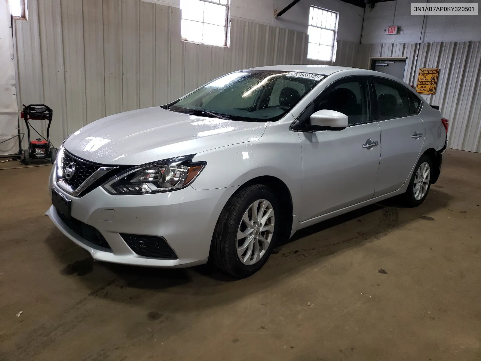 2019 Nissan Sentra S VIN: 3N1AB7AP0KY320501 Lot: 63678954