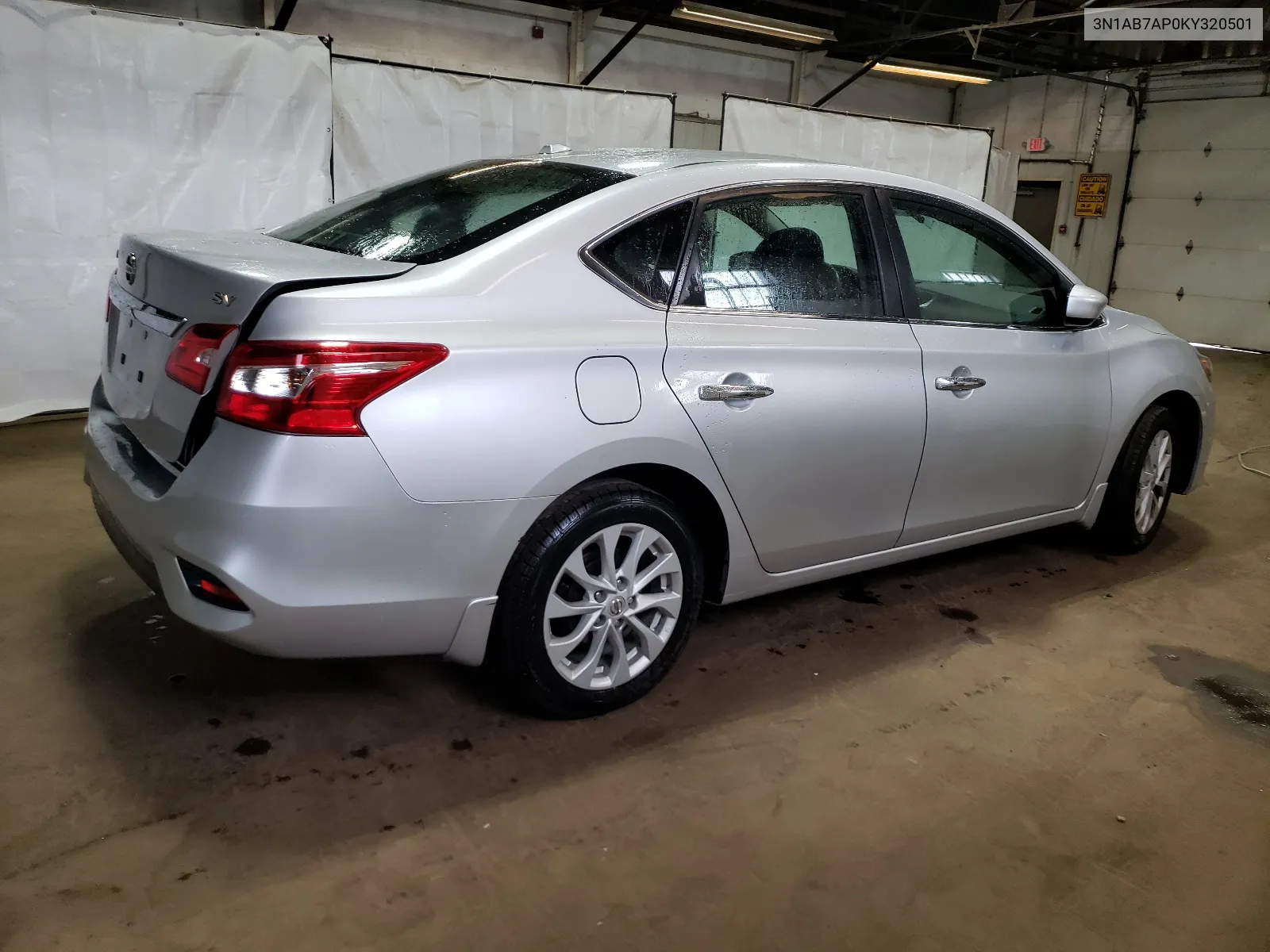 3N1AB7AP0KY320501 2019 Nissan Sentra S