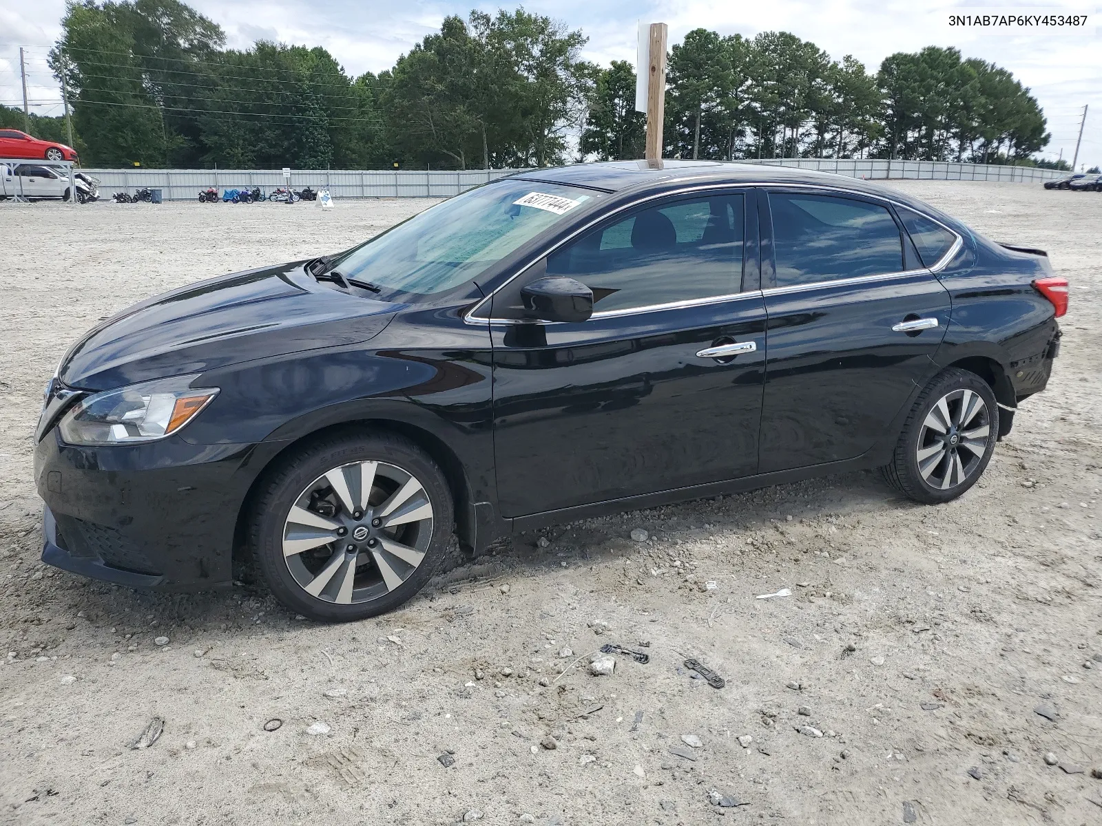 2019 Nissan Sentra S VIN: 3N1AB7AP6KY453487 Lot: 63777444