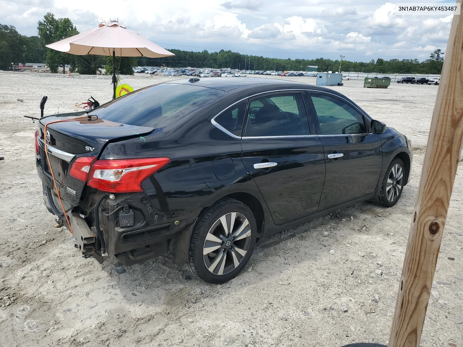 2019 Nissan Sentra S VIN: 3N1AB7AP6KY453487 Lot: 63777444