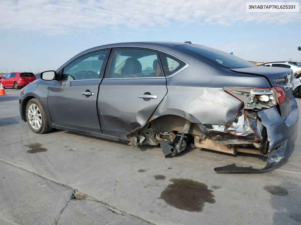 2019 Nissan Sentra S VIN: 3N1AB7AP7KL625331 Lot: 63898984