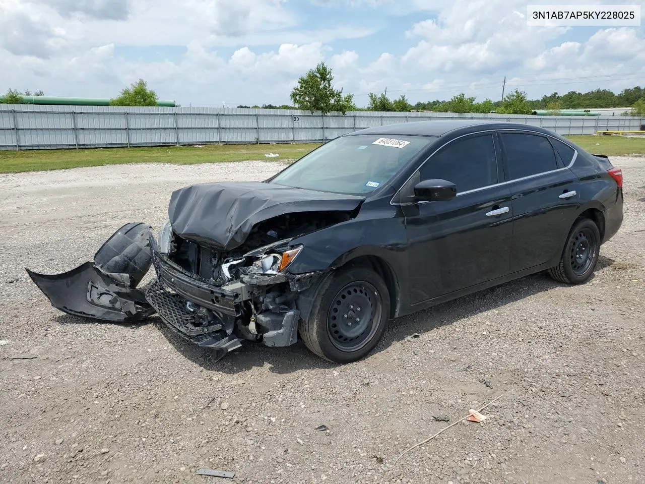 3N1AB7AP5KY228025 2019 Nissan Sentra S