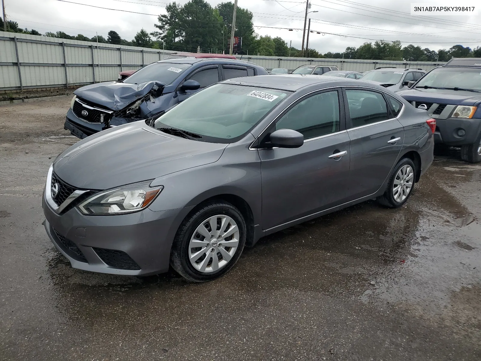 3N1AB7AP5KY398417 2019 Nissan Sentra S