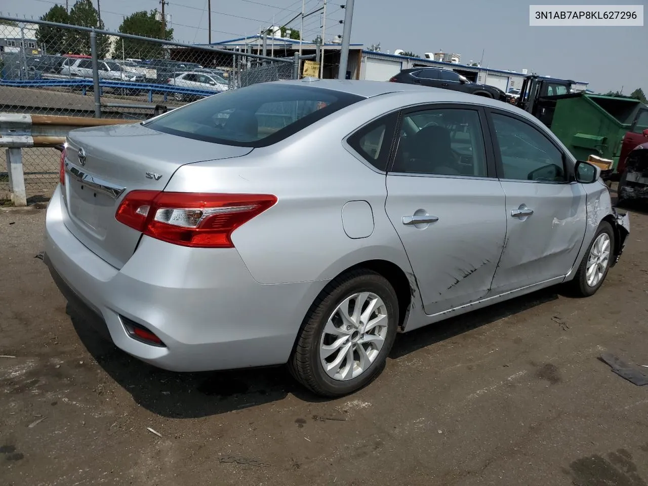 3N1AB7AP8KL627296 2019 Nissan Sentra S