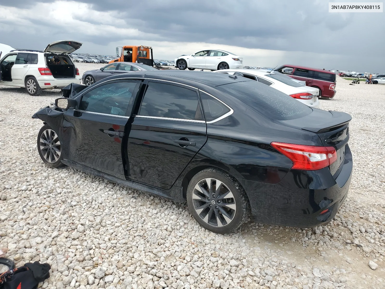 2019 Nissan Sentra S VIN: 3N1AB7AP8KY408115 Lot: 64166694