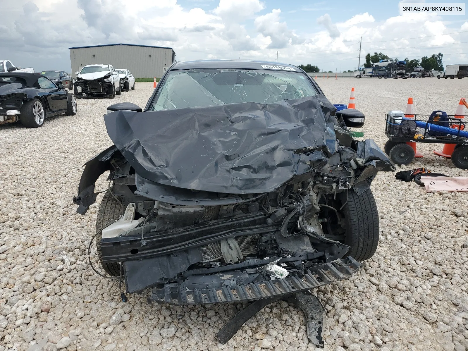 2019 Nissan Sentra S VIN: 3N1AB7AP8KY408115 Lot: 64166694