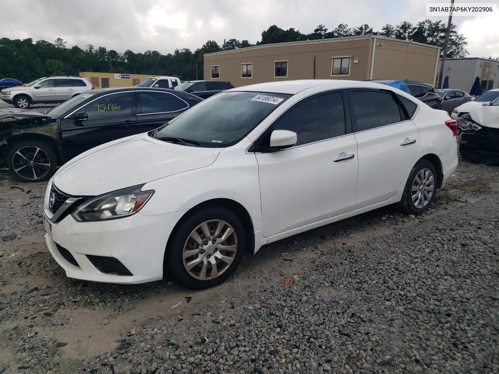 2019 Nissan Sentra S VIN: 3N1AB7AP6KY202906 Lot: 64186014