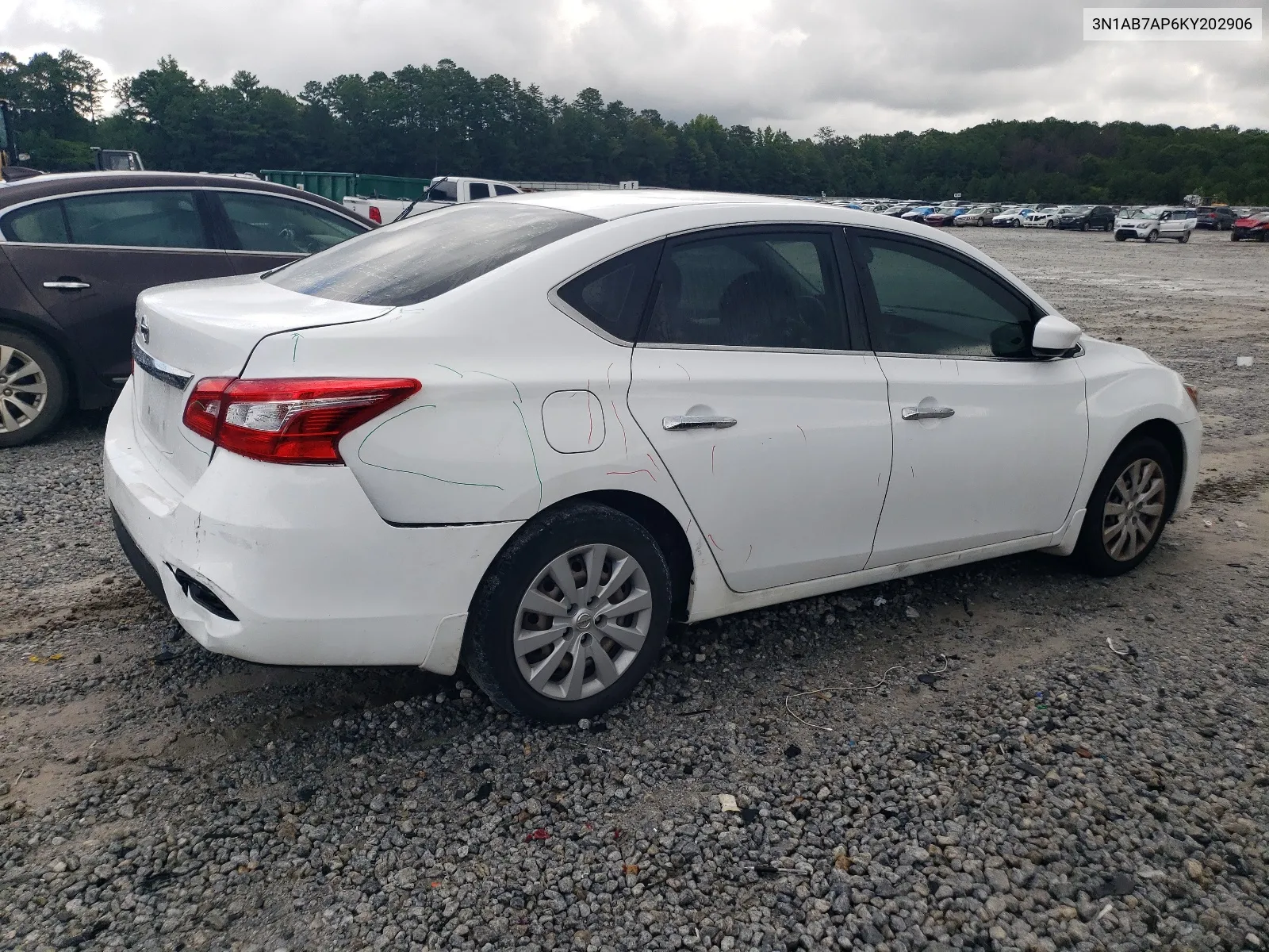 2019 Nissan Sentra S VIN: 3N1AB7AP6KY202906 Lot: 64186014