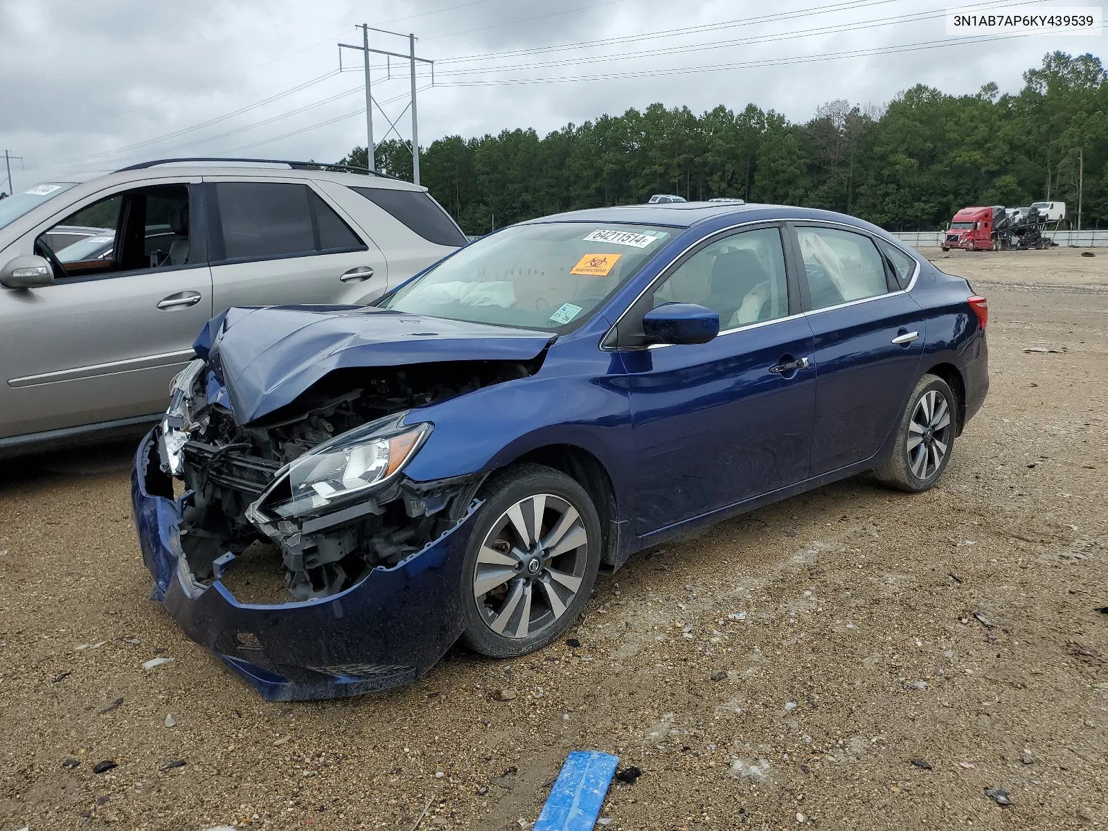 3N1AB7AP6KY439539 2019 Nissan Sentra S