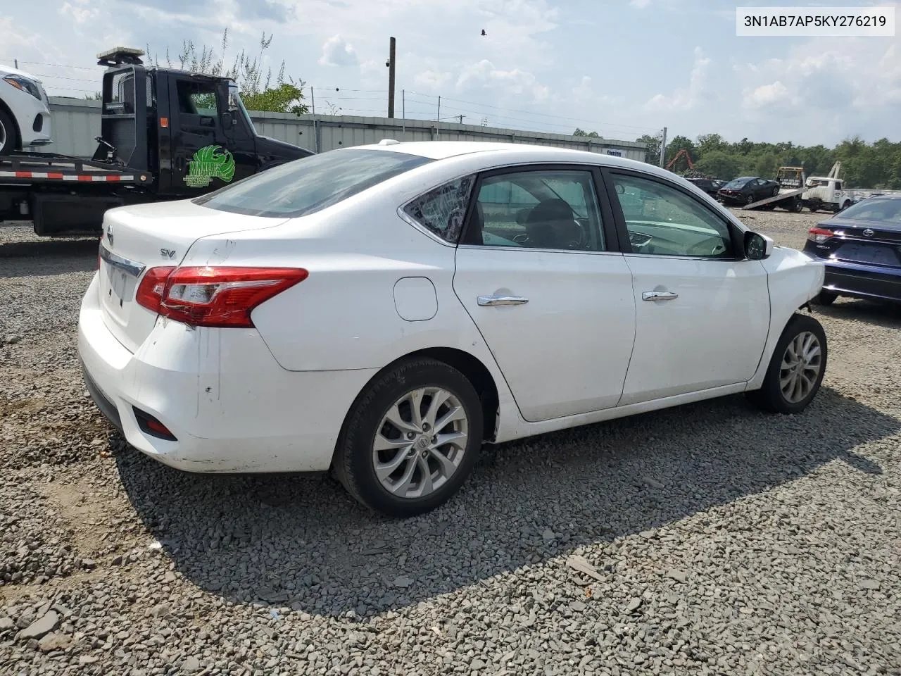 3N1AB7AP5KY276219 2019 Nissan Sentra S