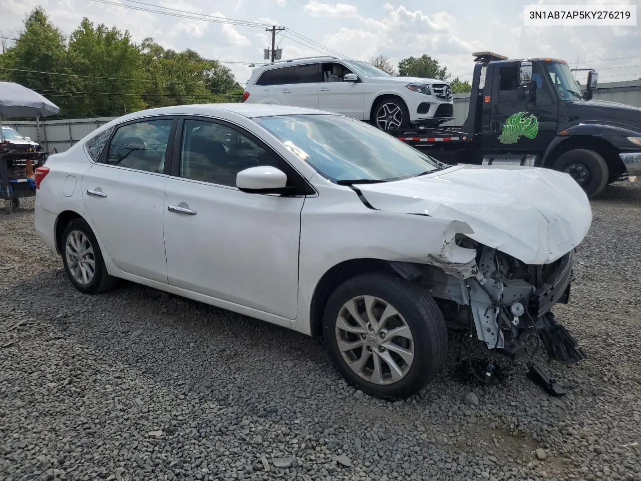 3N1AB7AP5KY276219 2019 Nissan Sentra S