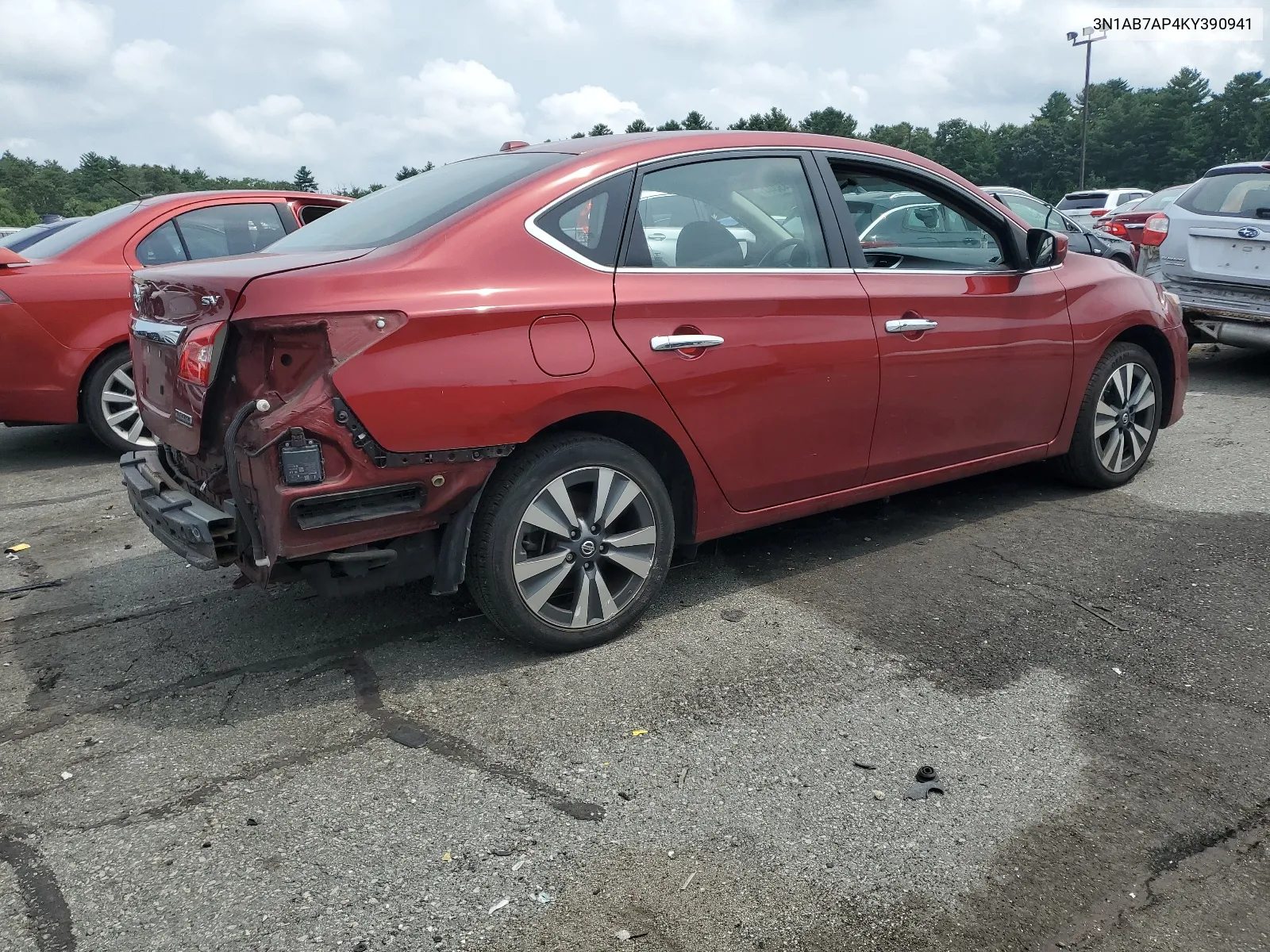 2019 Nissan Sentra S VIN: 3N1AB7AP4KY390941 Lot: 64445344