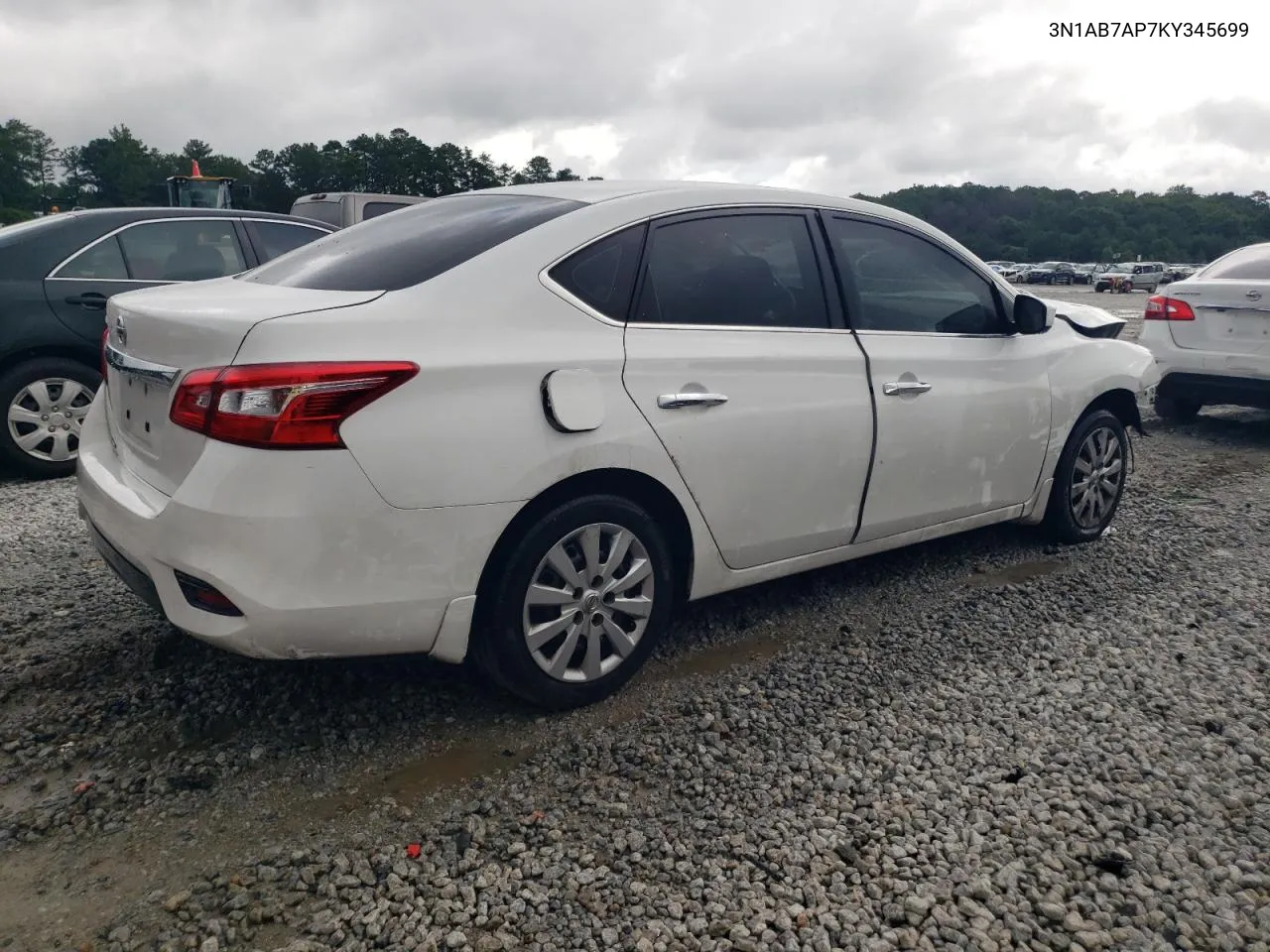 2019 Nissan Sentra S VIN: 3N1AB7AP7KY345699 Lot: 64616864