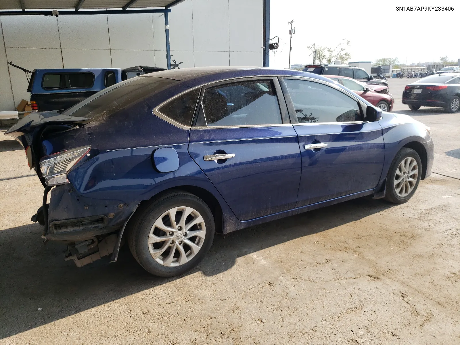 2019 Nissan Sentra S VIN: 3N1AB7AP9KY233406 Lot: 64793364