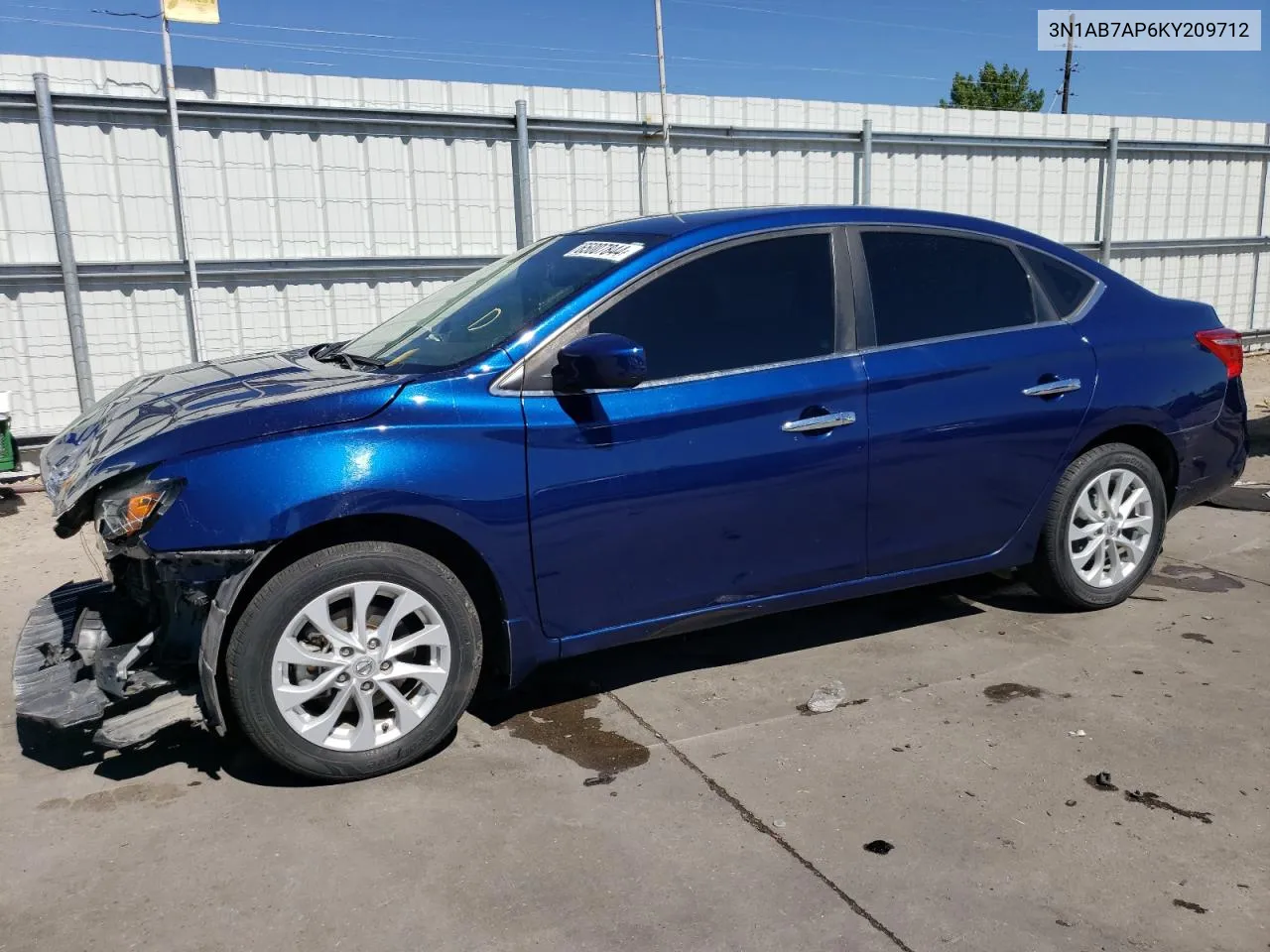 3N1AB7AP6KY209712 2019 Nissan Sentra S