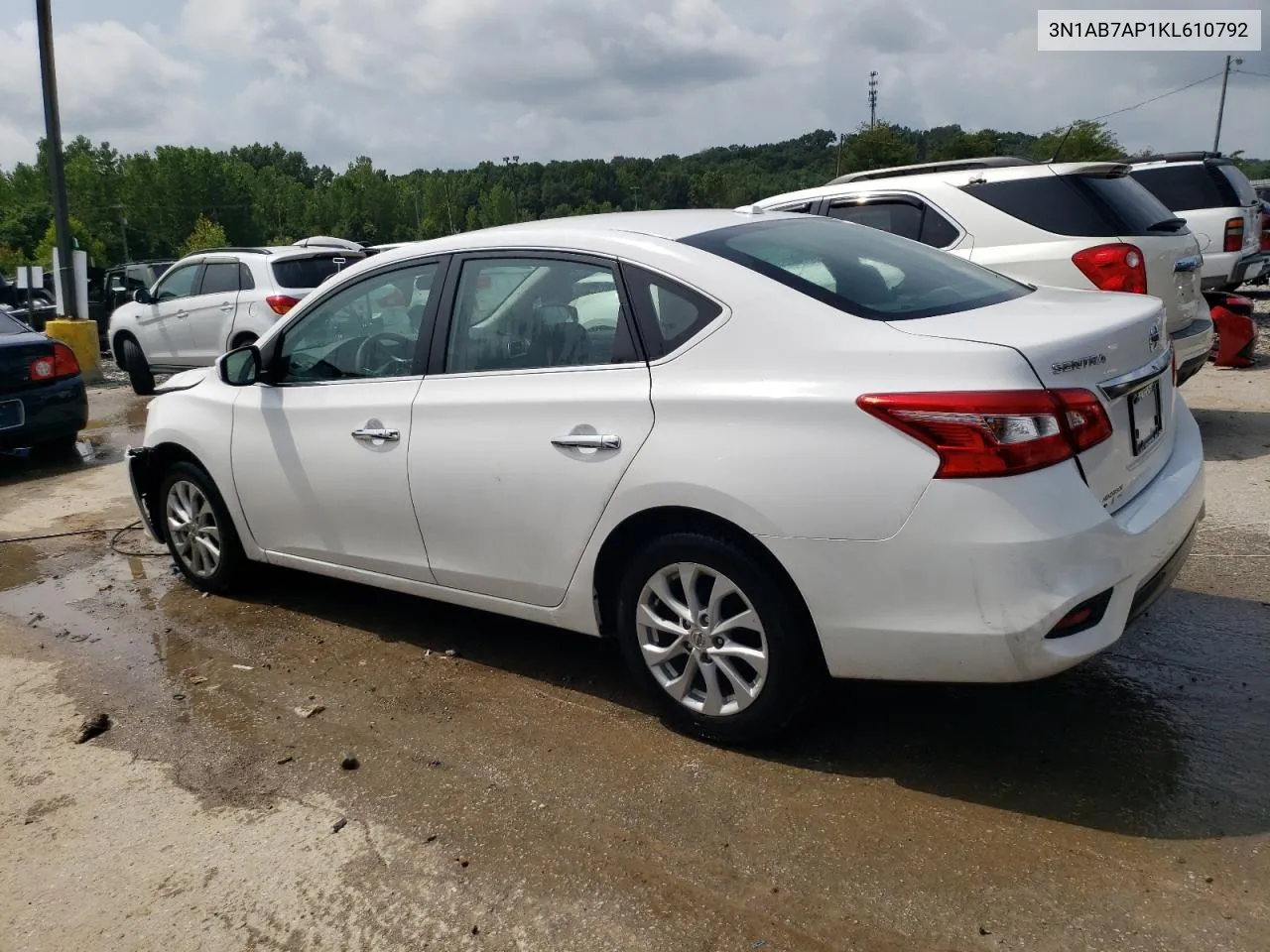 2019 Nissan Sentra S VIN: 3N1AB7AP1KL610792 Lot: 65014534