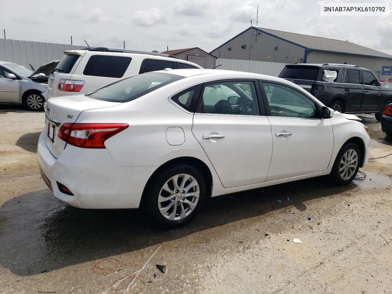 2019 Nissan Sentra S VIN: 3N1AB7AP1KL610792 Lot: 65014534